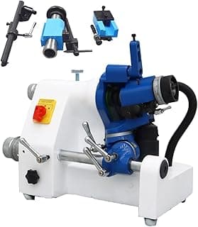 TECHTONGDA Cutter Grinder Sharpener Drill Sharpening Machine for End Mill Twist Drill Cutter Grinding Tool 220V R8 Collects with Accessories