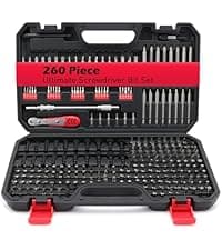 232-Piece Ultimate Screwdriver Bit Set, Cr-V Impact Driver Bit Set Includes Security Bits,Nut Driver, Ratchet Wrench and Bits Holder