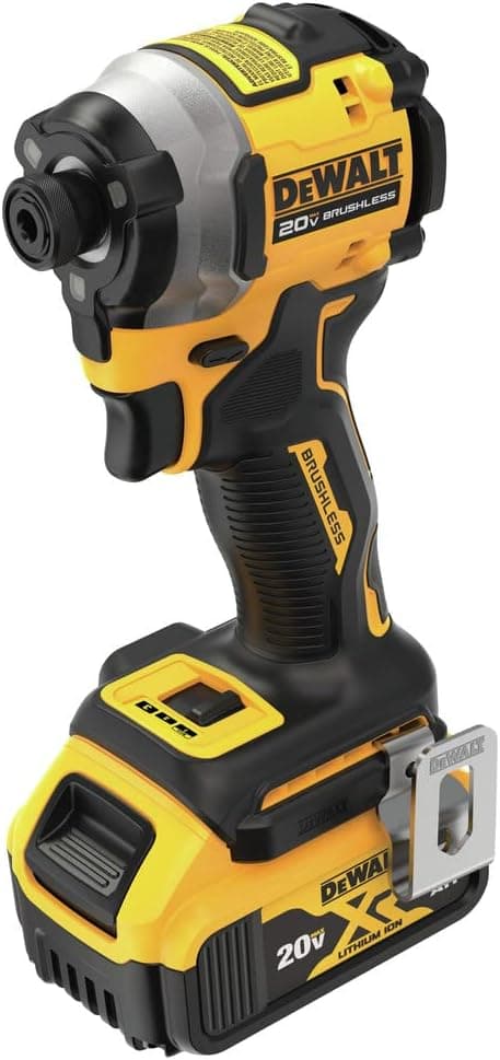 DEWALT ATOMIC 20V MAX 1/4 in. Brushless Cordless Impact Driver Kit with Battery and Charger Included (DCF850P1)