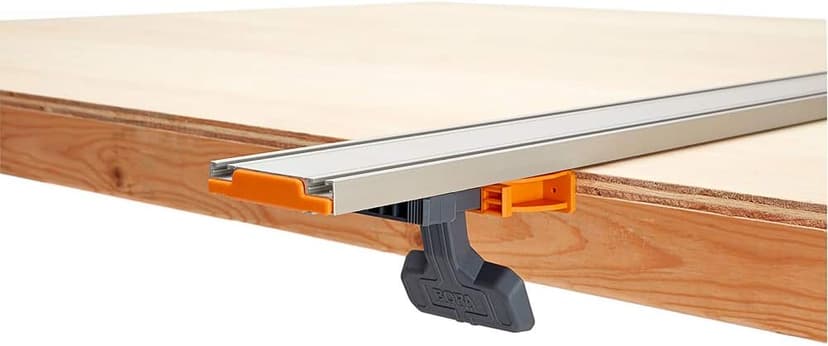 BORA NGX 5pc Deluxe Clamp Edge Set - 50 inch Guide Rail + 50 inch Rail Extension, NGX Saw Plate, T-Square Attachment & Track Clamps - Track Saw system for Circular Saw - 544550