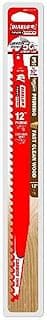 Diablo Demo Demon Carbide Teeth Reciprocating Saw Blades for Pruning and Clean Wood - Carbide Teeth - 12" Length, 3 TPI, 3-Pack - DS1203CP3