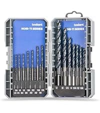 toolant 127pcs SAE/Metric Tap and Die Set, Ratcheting SAE Metric TAP and Die Set Standard with Drill Bit Combo for Threading