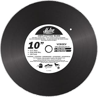 Malco VCB2 EV 10 in. Vinyl Siding and Fencing Cutting Circular Saw Blade