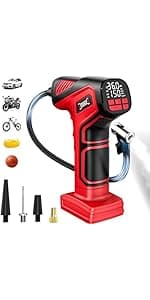 Cordless Impact Wrench 1/2" Compatible with Milwaukee 18V Battery, 1000Ft-lbs(1360N.m) High Torque Impact Driver, Electric Impact Gun with 4-Mode Speed, LED Work Light for Car(Bare Tool)