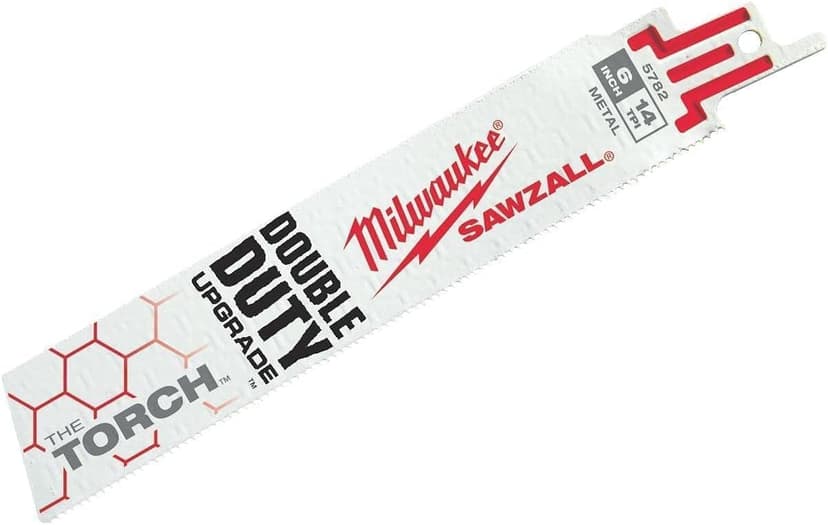 Milwaukee Tool 6" 14 TPI The Torch Sawzall Blade (5 Pk) 48-00-5782