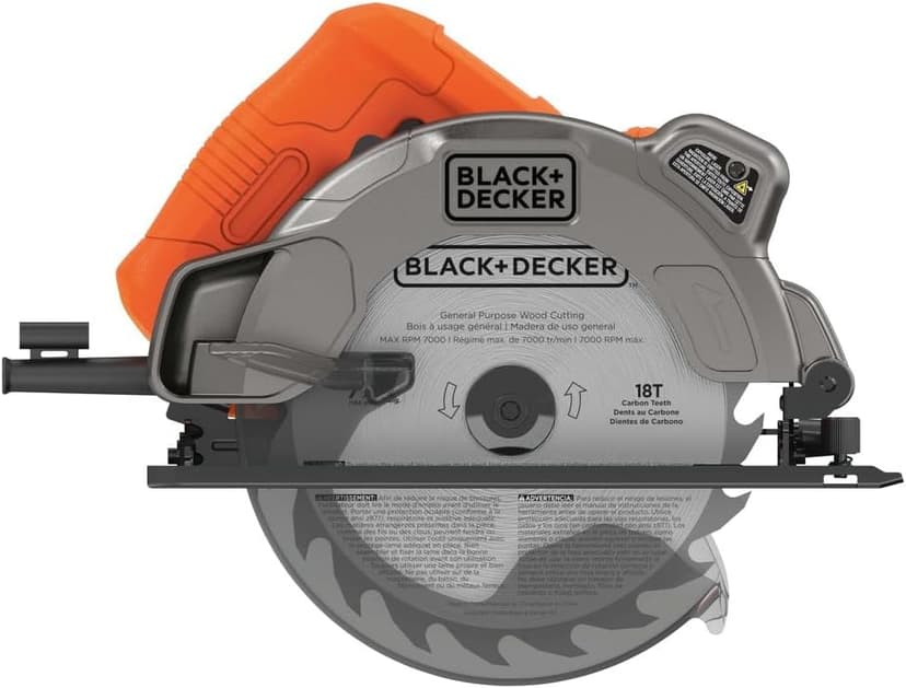 BLACK+DECKER 7-1/4-Inch Circular Saw with Laser, 13-Amp (BDECS300C)