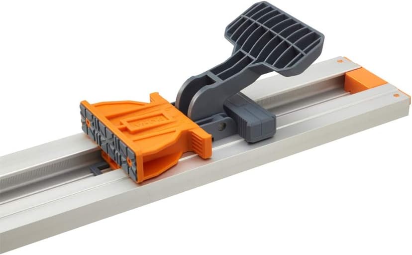 BORA NGX 5pc Deluxe Clamp Edge Set - 50 inch Guide Rail + 50 inch Rail Extension, NGX Saw Plate, T-Square Attachment & Track Clamps - Track Saw system for Circular Saw - 544550