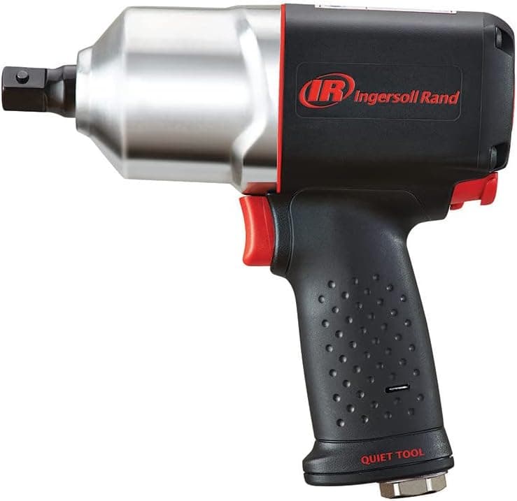 Ingersoll Rand 2135QXPA 1/2" Air Impact Wrench, Quiet, 1,100 ft-lbs Nut-Busting Torque