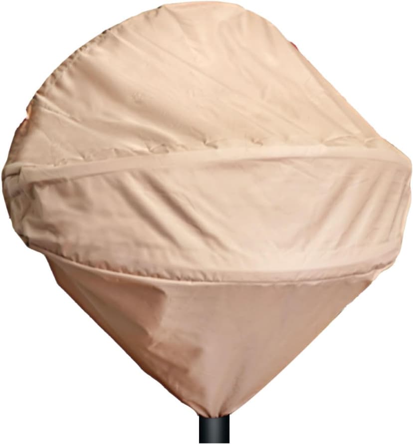 Miter Saw Dust Collection Hood with Light, Dust Solution for Miter Saws, Dust Collector, Accessory Holes, Universal Fit, Storage Bag - Khaki