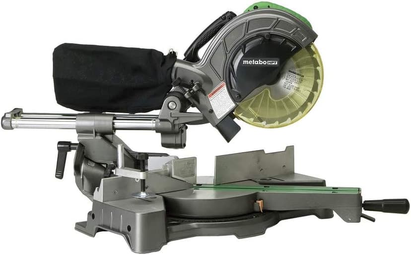 Metabo HPT 8-1/2" Sliding Miter Saw, Adjustable Pivot Fence, 9.5 Amp Motor, Electronic Speed Control (C8FSE)