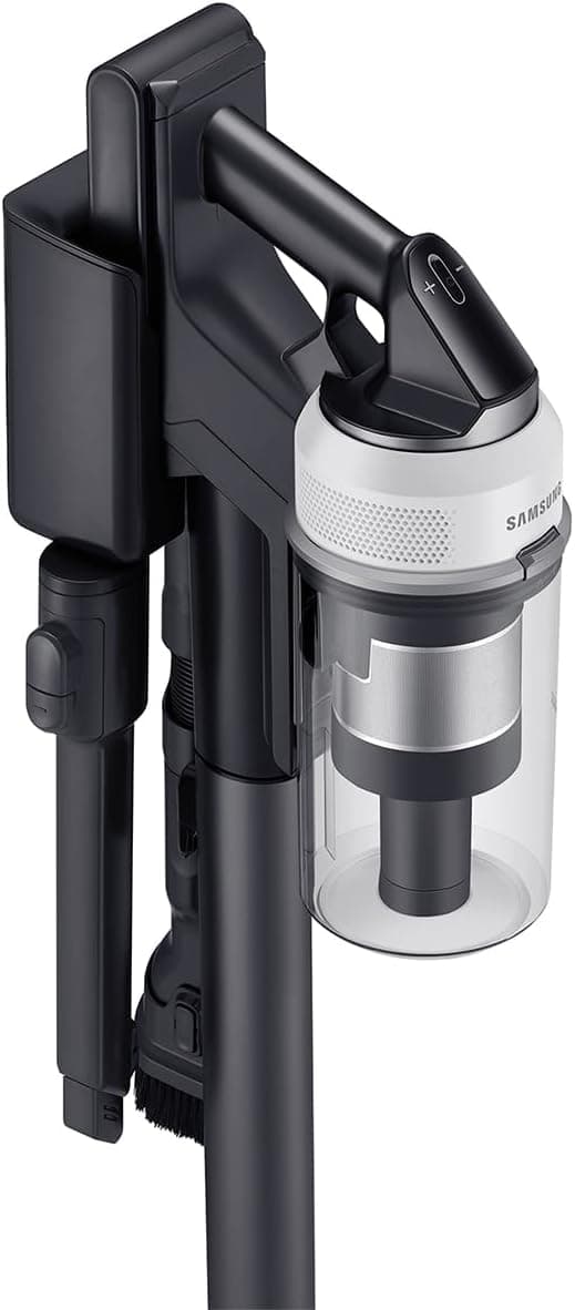 SAMSUNG Jet 85 Cordless Stick Vacuum, Lightweight w/Jet Dual Brush, Anti-Tangle Pet Tool, Removable Battery, Powerful Cleaning for Hardwood Floors, Carpets, Area Rugs, VS20C8522TW, Misty White