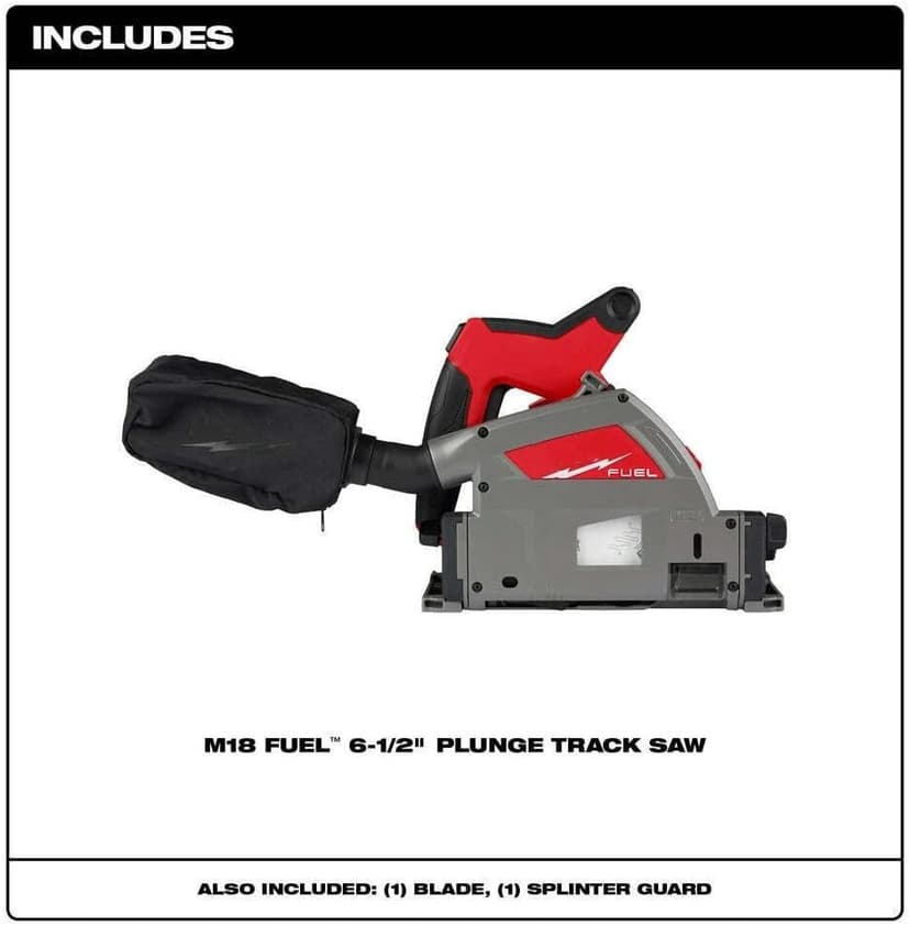for Milwaukee 2831-20 M18 FUEL 18V 6-1/2" Cordless Plunge Track Saw - Bare Tool