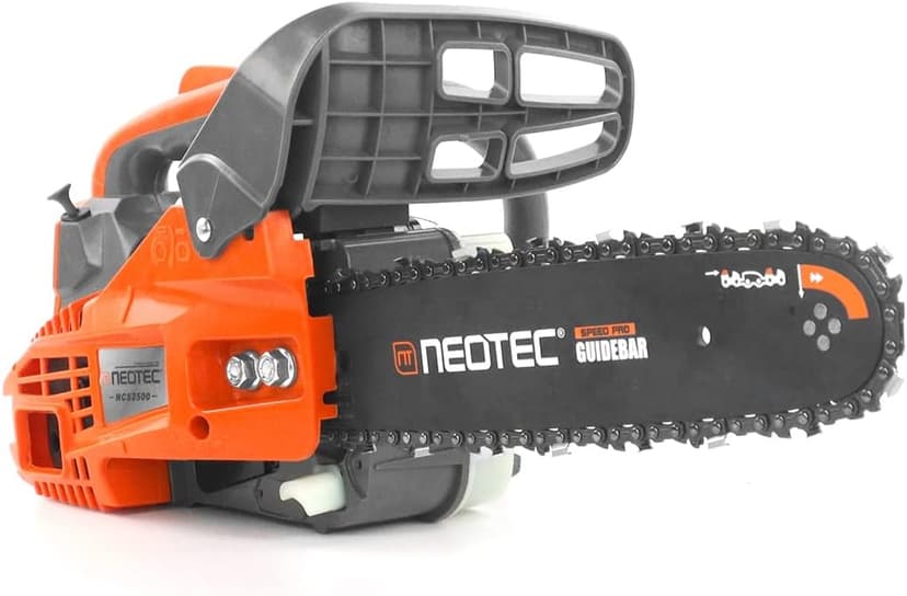 NEO-TEC 12'' Top Handle Gas Chainsaw,2-Stroke 25.4cc Portable Chain Saws for Trees Gas Powered Wood Cutting