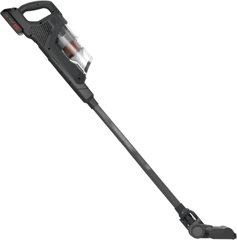 BLACK+DECKER POWERSERIES+ 20V MAX Cordless Vacuum Cleaner, Stick Vacuum Rechargeable with LED Floor Lights, Anti-Tangle Lightweight, Removable Battery (BHFEA18D1)