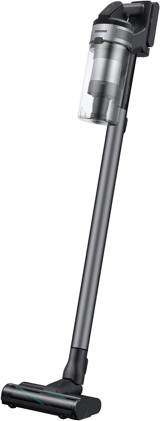 SAMSUNG Jet 75 Pet Cordless Vacuum, Lightweight w/Turbo Action Brush, Pet Tool, Removable Battery, Powerful Cleaning for Hardwood Floors, Carpets, Area Rugs, VS20B75AGR5/AA, Silver