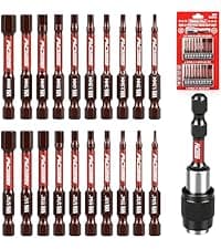 232-Piece Ultimate Screwdriver Bit Set, Cr-V Impact Driver Bit Set Includes Security Bits,Nut Driver, Ratchet Wrench and Bits Holder
