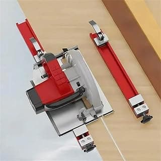 Aluminum Alloy Circular Saw Guide Rail - Precision Aluminum Alloy Cutting Machine Base Guide for Precision Cutting and Milling Tasks (14.1 inch)