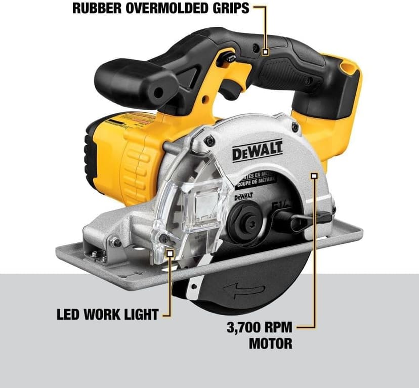 DEWALT DCS373B 20V Max Lithium Ion Metal Cutting Circular Saw (Tool Only)