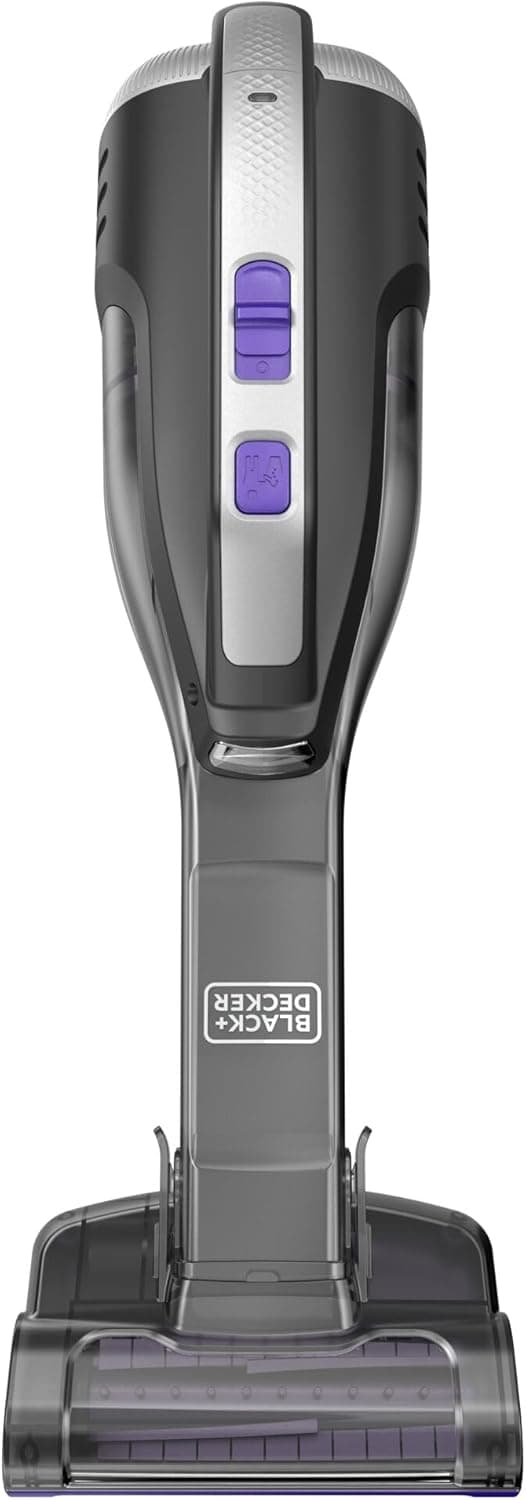 BLACK+DECKER dustbuster Reveal Pet Hair Vacuum, Hand Held Vacuum Cordless Portable for Home and Car, Rechargeable, LED Light, Powerful Suction, Includes Pet Brush and Crevice Tool (HLVD320BP07)