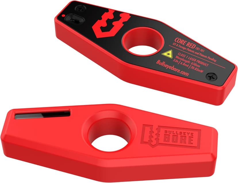 BullseyeBore Core CR1-101 Drill Guide for Straight Holes - Magnetic Drill Attachment with Efficient Red Laser for Visual Worksurface Alignment - Compatible with Common & Specialty Bits from 2" to 8"