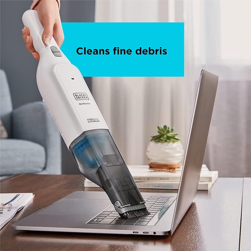 BLACK+DECKER 12V MAX Handheld Vacuum Cordless, dustbuster® AdvancedClean™ with Base Charger (HLVC315B10)