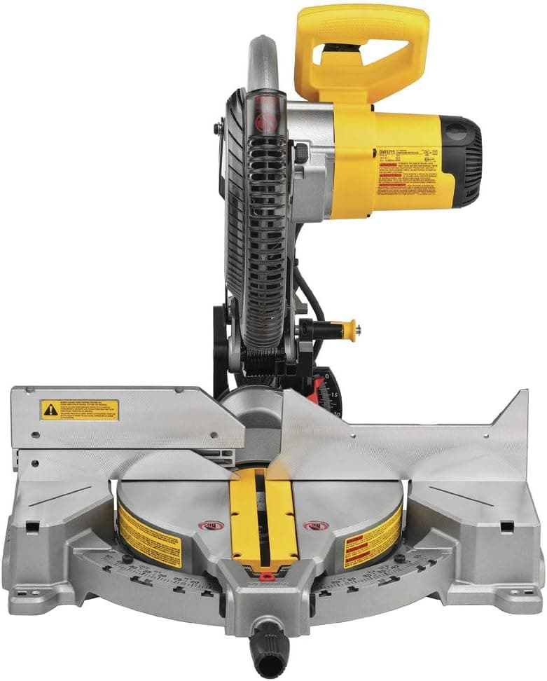 Dewalt DWS715R 12 in. 15 Amp Single Bevel Compound Miter Saw (Renewed)
