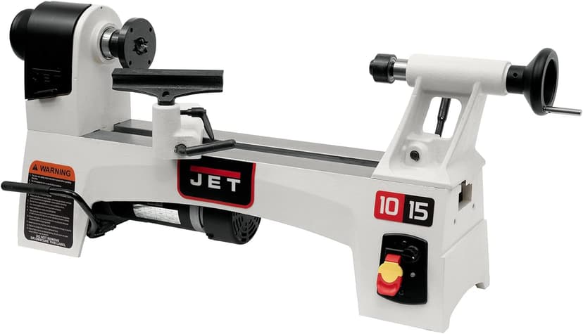 JET 10" x 15" Variable-Speed Woodworking Lathe, 1/2 HP, 115V 1Ph (Model JWL-1015VS)