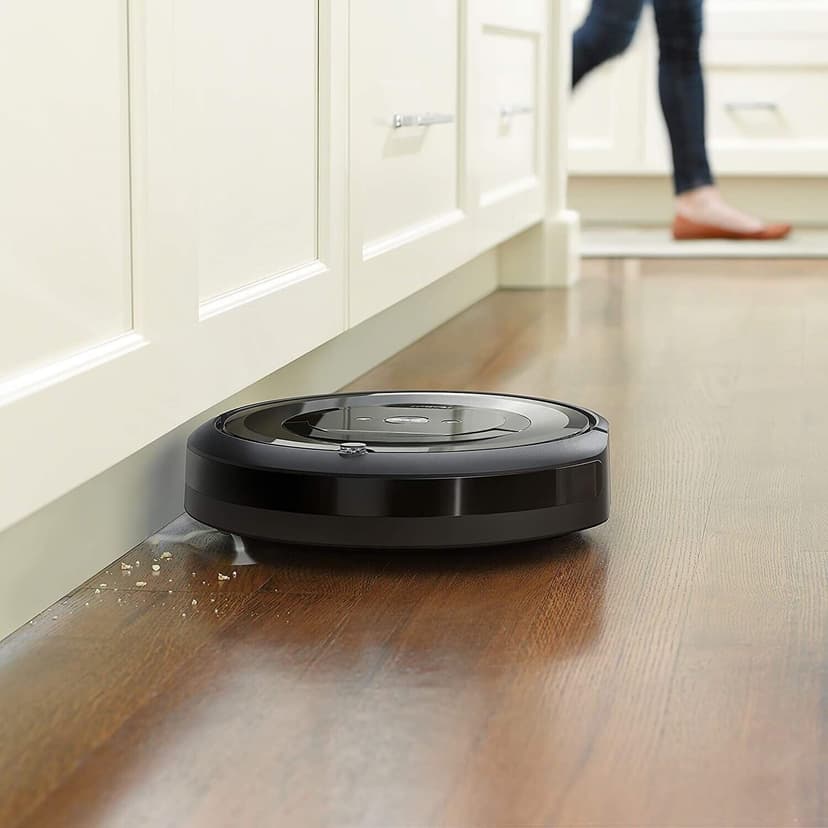 iRobot Roomba E6 (6199) Robot Vacuum - Wi-Fi Connected, Compatible with Alexa, Ideal for Pet Hair, Carpets, Hard, Self-Charging Robotic Vacuum, Sand Dust (Renewed)