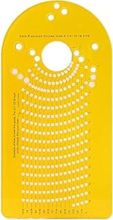 KASCLINO Circle Cutting Jig for Plunge Router, High Accuracy Groove Milling Circle Cutting Jig for Making Speaker Cutouts Cut Circles for Woodworking Tool(Yellow)