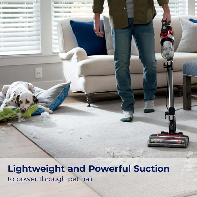 Bissell CleanView Pet Slim Corded 3-in-1 Stick Vacuum with Dusting and Crevice Tools