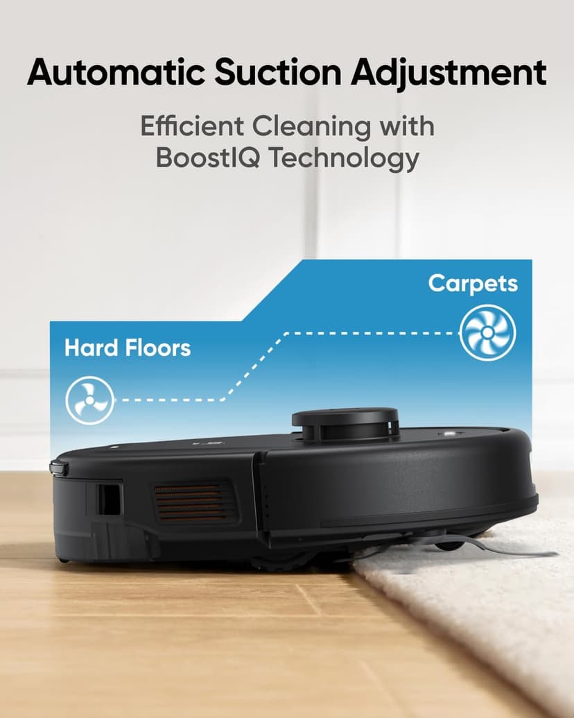 eufy Clean L50 SES with 60 Day Self-Empty Station, Multi-Floor Cleaning, Customizable Mapping,Up to 60 Days Hands-Free Cleaning