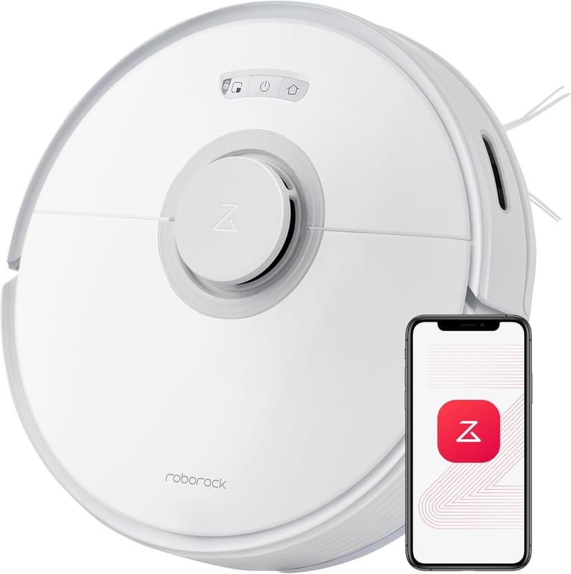 roborock Q7 Max Robot Vacuum and Mop Combo, 30-Level Water Flow Control, 4200Pa Suction, PreciSense LiDAR Navigation, No-Go Zone, No-Mop Zone, App & Voice Control, Ideal for Pet Hair