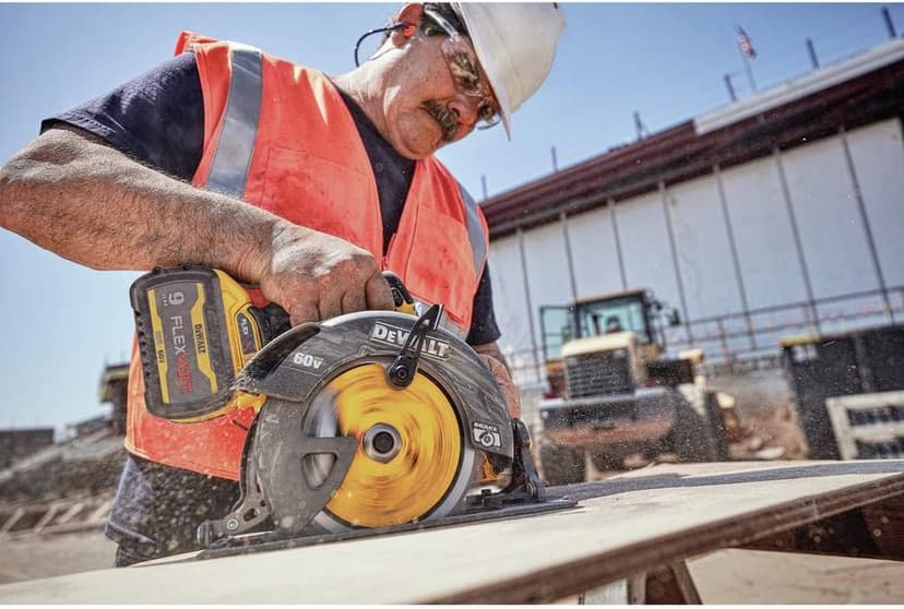 DEWALT FLEXVOLT 60V MAX* Circular Saw with Brake Kit, 7-1/4-Inch (DCS578X1)