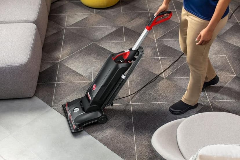 Hoover Commercial Bagged Task Vac Upright Vacuum, Black, CH54100V