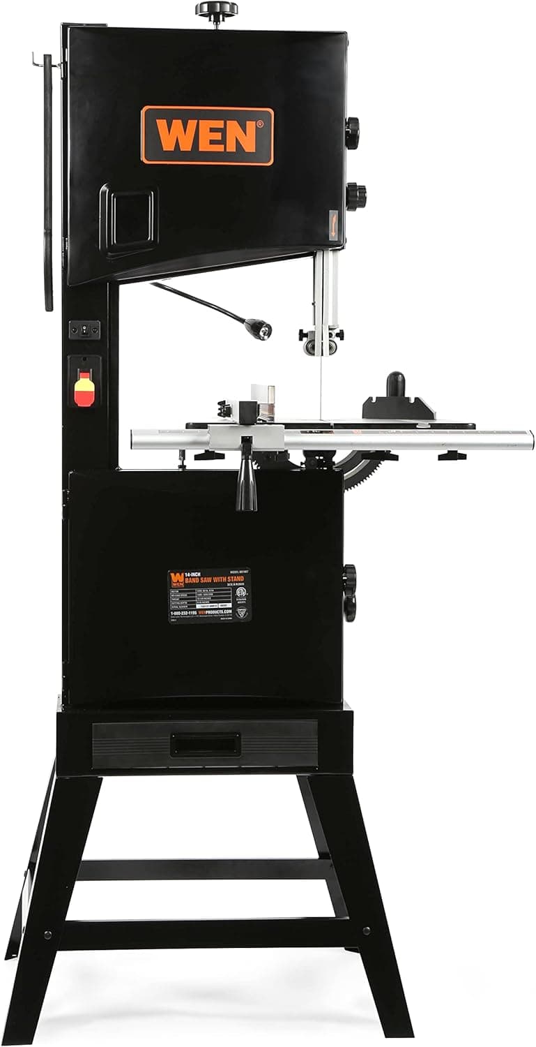 WEN (BA1487) Band Saw with Stand,Two-Speed,Black,14-Inch