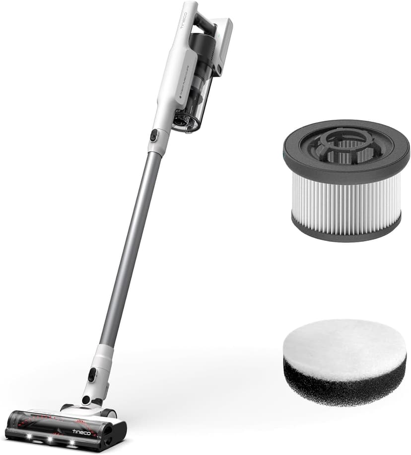Tineco A20 Cordless Stick Vacuum Cleaner, Powerful Suction, 3 Modes for Multi-Level Messes & Replacement HEPA Filter & Cover Assembly for A20