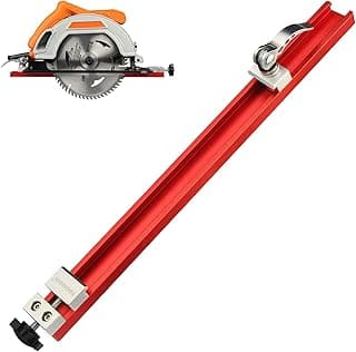TOOLCOOL Circular Saw Guide Attachment Aluminum Alloy Adjustable Cutting Guide Rail For Circular Saw Trimming Narrow Strips