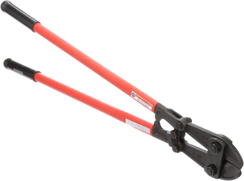 RIDGID 14228 Model S30 Heavy-Duty Bolt Cutter with Comfortable Grips and Alloy Steel Jaws 14228, 31”, Red
