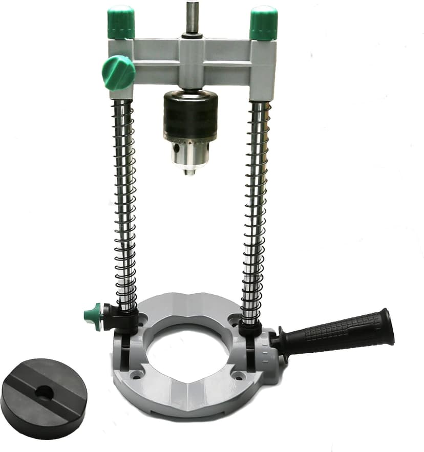 General Tools Precision Drill Guide For 3/8 Inch or 1/2 Inch Power Drills, Portable & Lightweight, Folds Flat for Storage