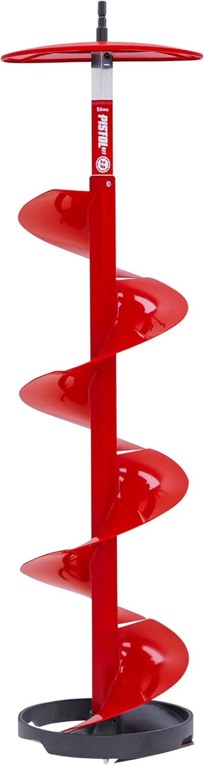 Eskimo Pistol Bit™ 2.0, Drill-Adaptive Auger, 8-Inch or 10-Inch, Centering Point, Turbo Cutting System, Bit-Saving Top Plate