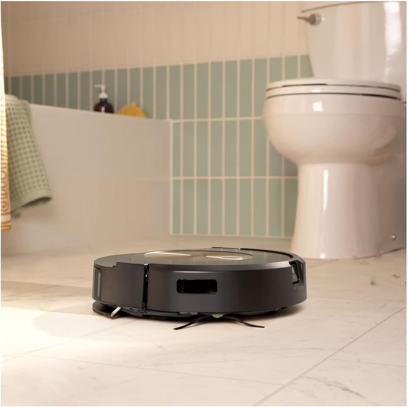 iRobot Roomba j9+ Self-Emptying Robot Vacuum – Powerful Suction, Identifies and Avoids Obstacles Like pet Waste, Self-Empties for 60 Days, Best for Homes with Pets, Smart Mapping, Works with Alexa​