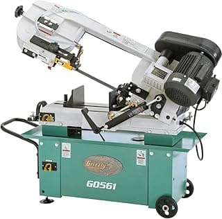 Grizzly Industrial G0561-7" x 12" 1 HP Horizontal Metal Cutting Band Saw