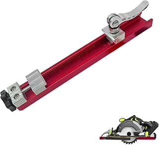 Circular Saw Guide Rail, Circular Saw Guide Rail Fits 12" Saw Base, Adjustable Cutting Machine Base Guide, for Precise Parallel Straight Cuts and Wood Trimming