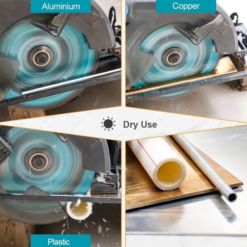 12 Inch 100 Teeth Aluminum and Non-Ferrous Metal Cutting Circular Saw Blade with 1 Inch Arbor, TCG Saw Blade for Thin Aluminum and Plastic