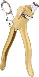 Zinc Alloy and Copper Alloy Saw Set Tool Saw Set Pliers, Woodwork Hand Tools Sawset Puller with Magnifier And Arc Shaped Hadle for Woodworking 18 x 7 x 4cm
