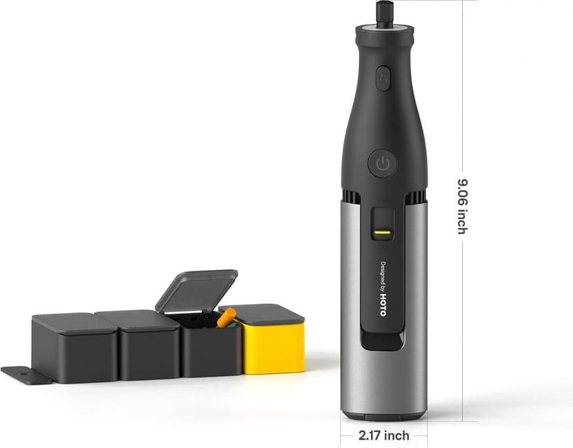 HOTO 12V Cordless Rotary Tool Kit Pro, Brushless Motor, 35000RPM Variable Speed, 3000mAh USB-C Rechargeable, LED Light, 37 Accessories, Ideal for Carving, Sanding, Polishing, Drilling, Cutting, DIY