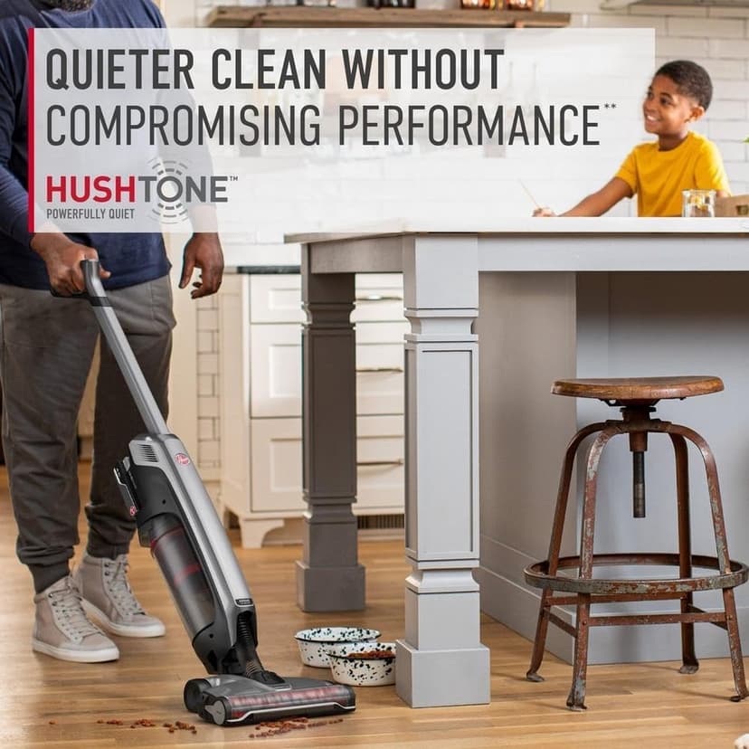 Hoover ONEPWR Evolve Pet Elite Cordless Vacuum Cleaner, Lightweight Stick Vac, Small Upright Vacuum Cleaner, Ideal for Pet Hair, XL Dirt Cup Capacity, Cordless Vacuum Cleaners for Home Use