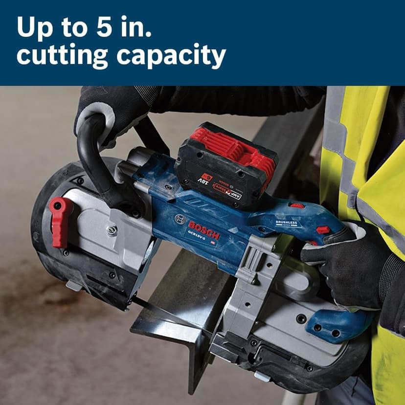 BOSCH GCB18V-5B26 18V 5 In. Deep Cut Band Saw Kit