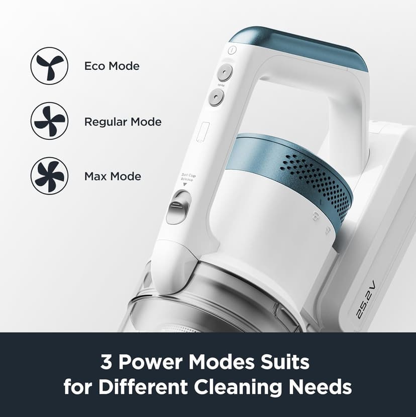 Eureka RapidClean Pro Cordless Vacuum Cleaner, Vacuum Cleaner for Home Rechargeable, Lightweight Stick Vacuum for Hardwood and Pet Hair, Blue, NEC280TL