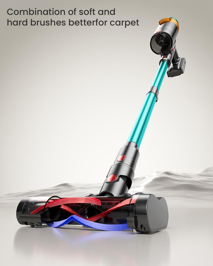 Cordless Vacuum Cleaner, 550W 45KPA 70Mins Vacuum Cleaners for Home, Stick Vacuum with Charging Dock Station, Anti-tangle Wireless Vacumm, Rechargeable Cordless Vacuum for Pet Hair/Carpet/Hard Floor